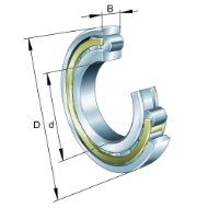 Afbeeldingen van FAG Cilinder rollager eenrijig N2..-E-XL-M1