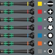 Afbeeldingen van Wera Microschroevendraaierset standaard 2067 Kraftform Micro HF