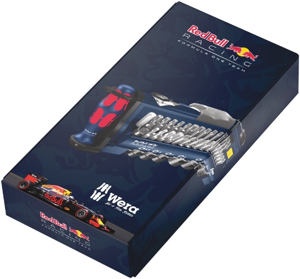 Afbeeldingen van Wera Dopsleutelset 1/4" inclusief bits Tool-Check PLUS Red Bull Racing