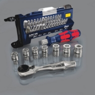 Afbeeldingen van Wera Dopsleutelset 1/4" inclusief bits Tool-Check PLUS Red Bull Racing