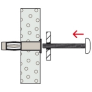 Afbeeldingen van fischer Hollewandplug met schroef HM