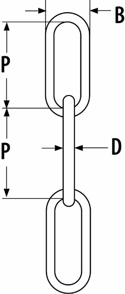 Afbeeldingen van REMA RVS ketting (NIET VOOR HIJSDOELEINDEN) 5 x 35 DIN763