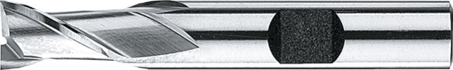 Afbeeldingen van HSS-E Schachtfrees‚ 2-snijder DIN 327-B type N