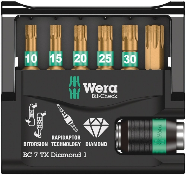 Afbeeldingen van Wera Bitset Bit-Check 7 TX Diamond 1
