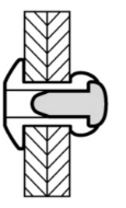 Afbeeldingen van Masterfix Blindklinknagel PLIA aluminium/staal PLIA/multigrip/bolkop zwart MFX 1181