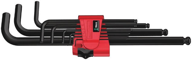 Afbeeldingen van Wera Stiftsleutelset kogelkop metrisch 950/9 BlackLaser 6