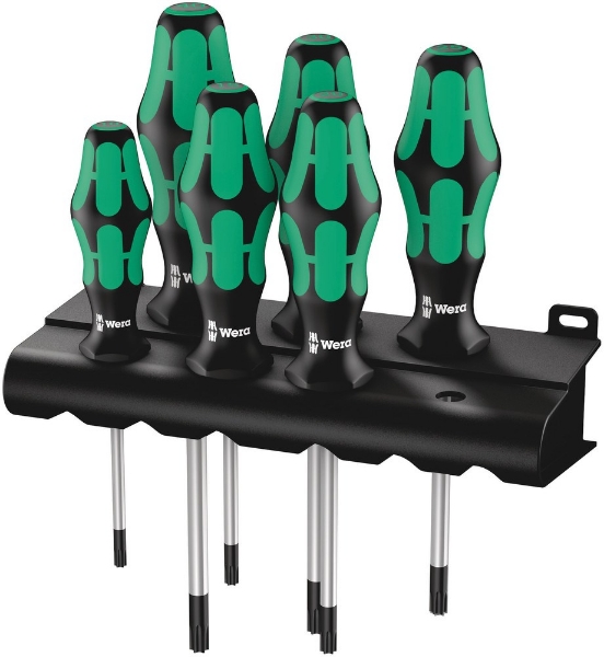Afbeeldingen van Wera Schroevendraaierset torx 367/6 Kraftform Plus