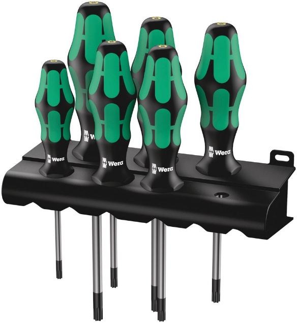 Afbeeldingen van Wera Schroevendraaierset torx 367/6 HF Kraftform Plus