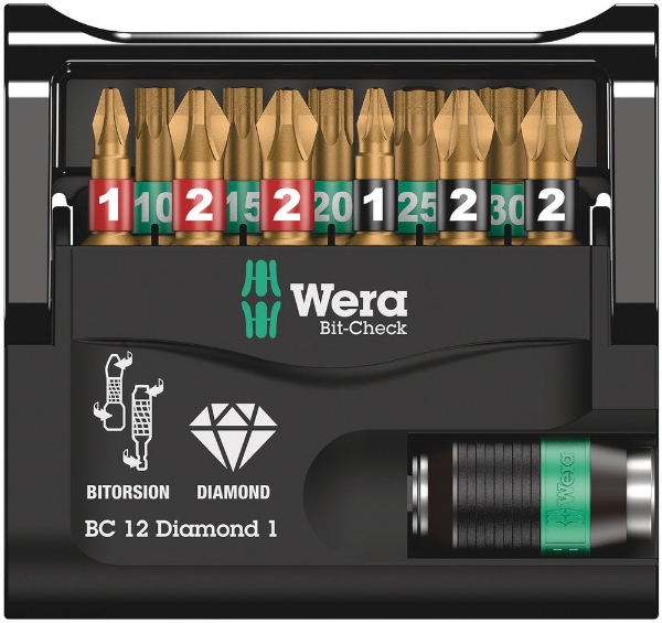 Afbeeldingen van Wera Bitset Bit-Check 12 Diamond 1