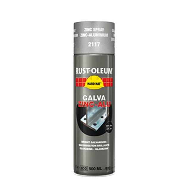 Afbeeldingen van RUST-OLEUM® Zinkspray Hard Hat Zinc