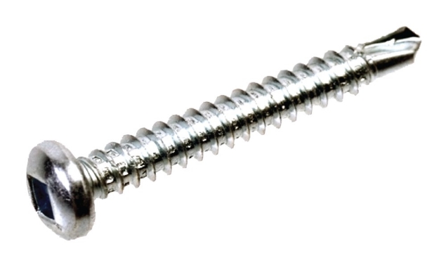 Afbeeldingen van Zelfborende schroeven panhead binnenvierkant (staal gehard verzinkt) DIN7504M QZ