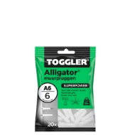 Afbeeldingen van Alligator muurplug A6 Ø6mm