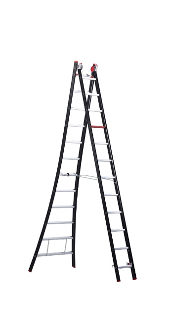 Afbeeldingen van Altrex Aluminium kokerladder (gecoat) - 2-delig reform Nevada