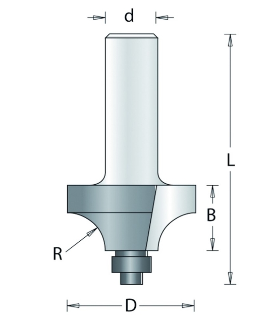 Afbeelding voor categorie Kwartrondfrezen