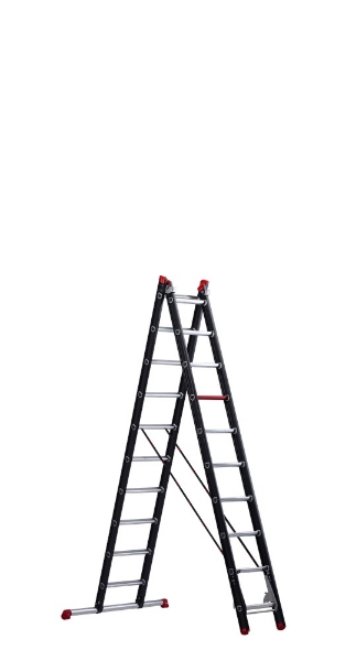 Afbeeldingen van Altrex Aluminium ladder (gecoat) - 2-delig reform Mounter