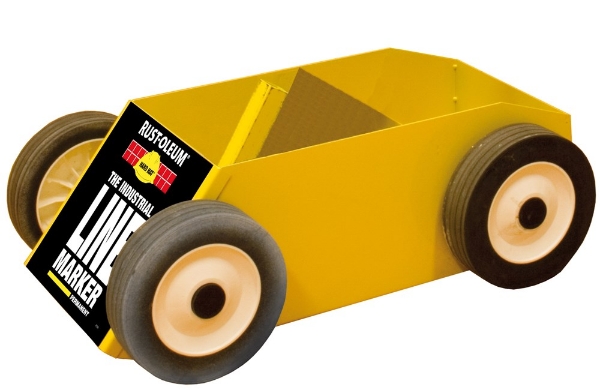 Afbeeldingen van RUST-OLEUM® Lijnmarkering 4-wiel applicator Hard Hat 4-wiel Lijnentrekker