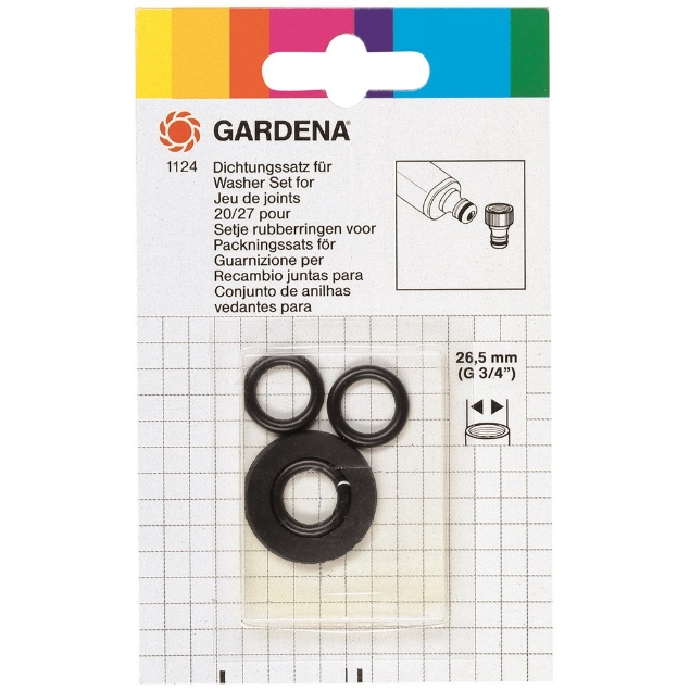 Afbeeldingen van GARDENA Setje Rubberringen 3/4"