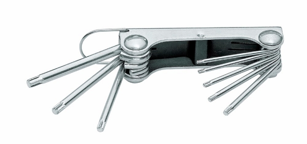 Afbeeldingen van GEDORE Stiftsleutelset tbv inwendige TORX® schroeven SCL 43 TX-80