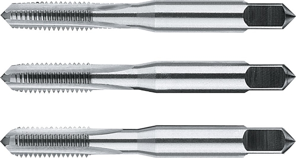 Afbeeldingen van HSS Handtappen ISO 529 BSW (Whitworth)‚ set à 3 stuks