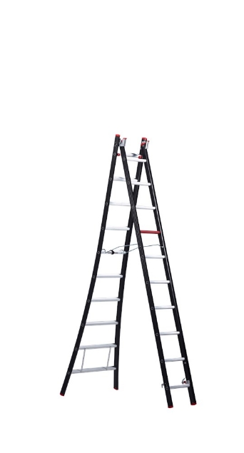 Afbeeldingen van Altrex Aluminium kokerladder (gecoat) - 2-delig reform Nevada