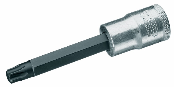 Afbeeldingen van GEDORE Dopsleutel-schroevendraaier 1/2" tbv inwendige TORX® schroeven, lang ITX 19 L