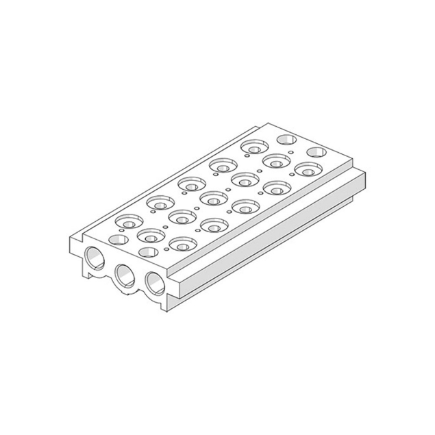 Afbeeldingen van Metal Work Basisplaat Serie 70 1/4''