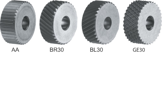 Afbeeldingen van HSS-Co Druk-Kartelrol DIN 403 M1‚ M2‚ M3‚ M6‚ M7