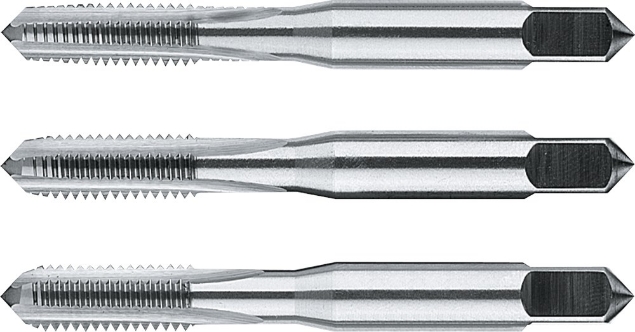 Afbeeldingen van HSS Handtappen ISO 529 UNC‚ set à 3 stuks