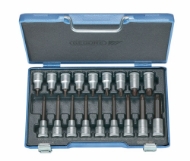 Afbeeldingen van GEDORE Dopsleutel-schroevendraaierset 1/2" 18-delig ITX 19 LKP