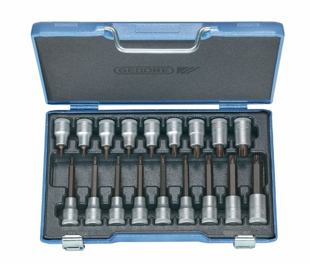 Afbeeldingen van GEDORE Dopsleutel-schroevendraaierset 1/2" 18-delig ITX 19 LKP