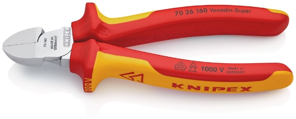 Afbeeldingen van KNIPEX Zijsnijtang