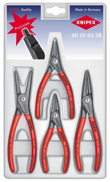 Afbeeldingen van KNIPEX Precisie-borgveertangenset 00 20 03 SB