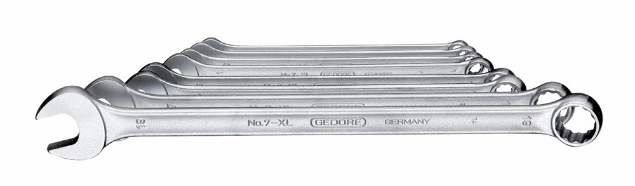 Afbeeldingen van GEDORE Ringsteeksleutel-set extra lang 7 XL
