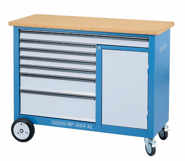 Afbeeldingen van GEDORE Verrijdbare werkbank extra breed, leeg 1504 XL