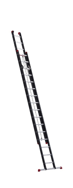 Afbeeldingen van Aluminium ladder (gecoat) - schuifladder