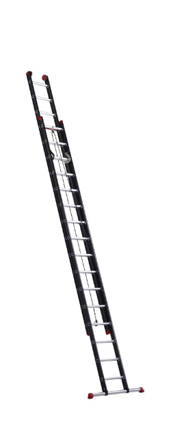 Afbeeldingen van Aluminium ladder (gecoat) - schuifladder