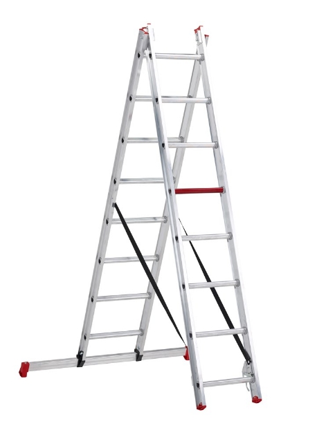 Afbeeldingen van Aluminium ladder - 2-delig reform