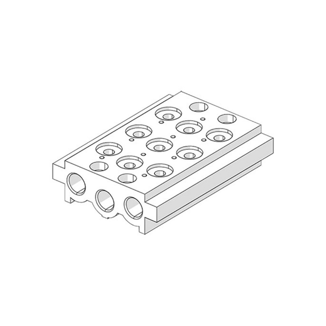 Afbeeldingen van Metal Work Basisplaat Serie 70 1/4''