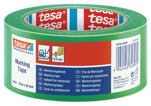 Afbeeldingen van tesa® Vloermarkeringstape PVC 60760