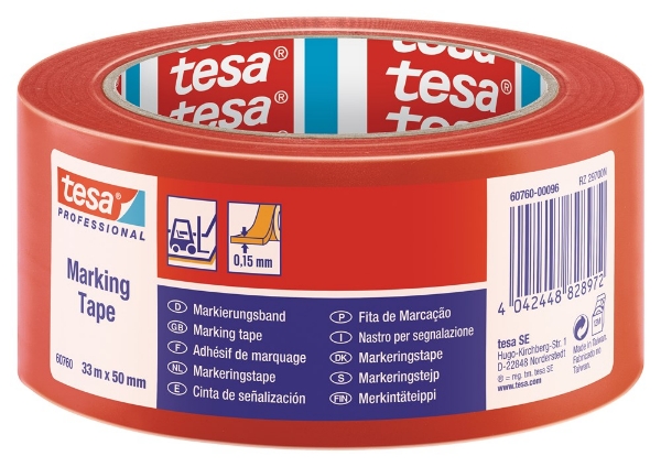 Afbeeldingen van tesa® Vloermarkeringstape PVC 60760