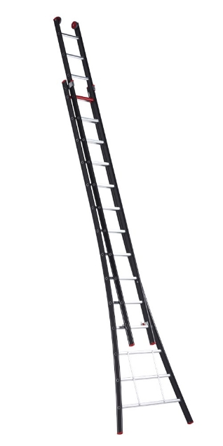 Afbeeldingen van Altrex Aluminium kokerladder (gecoat) - 2-delig opsteek Nevada