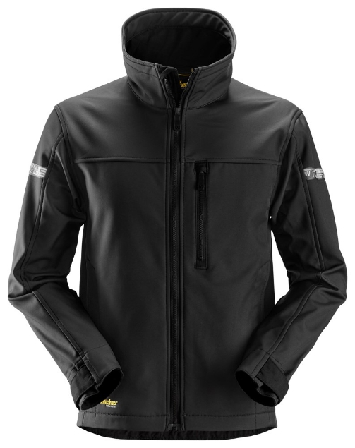 Afbeeldingen van AllroundWork Softshell Jack Zwart - Zwart (0404)