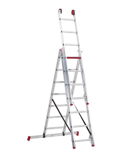 Afbeeldingen van Aluminium ladder - 3-delig reform