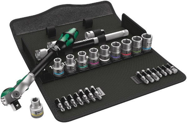 Afbeeldingen van Wera Dopsleutelset 1/2" 8100 SC 6 Zyklop Speed
