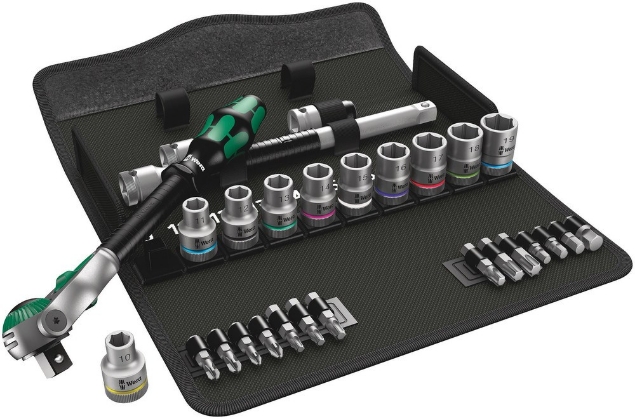 Afbeeldingen van Wera Dopsleutelset 1/2" 8100 SC 6 Zyklop Speed