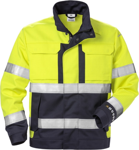 Afbeeldingen van FRISTADS Flame High Vis Jack Klasse 3 4584 FLAM