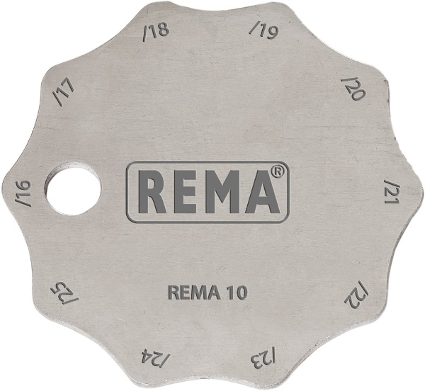 Afbeeldingen van REMA 10 veiligheidslabel 1-2-3-4 sprong (Grade 10) R10L-1234