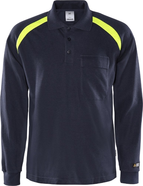 Afbeeldingen van Flamestat Poloshirt Lange Mouwen