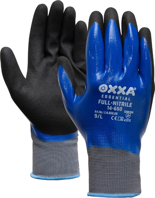 Afbeeldingen van Handschoen Full-Nitrile 14-650