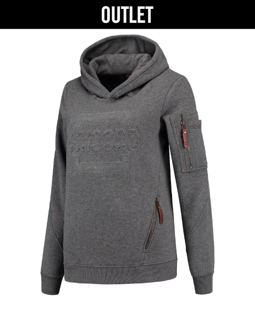 Afbeeldingen van Sweater Premium Capuchon Logo Dames Outlet